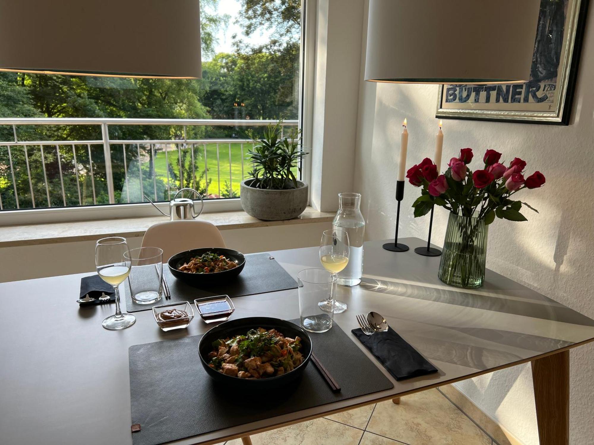 Lichtdurchflutetes Appartement Im Zentralen Ruhrgebiet Bottrop Bagian luar foto